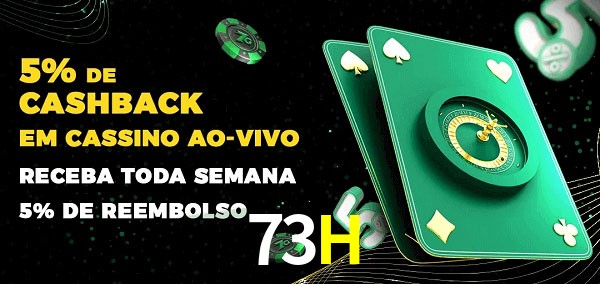 Promoções do cassino ao Vivo 73H